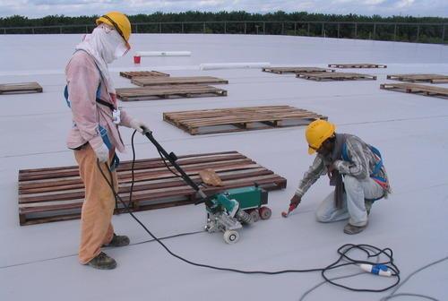 Máy hàn màng nhựa chống thấm mái nhà LST WP1
